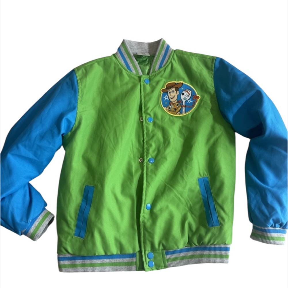 Disney Collection Boys Toy Story Midweight Puffer Jacket Buzz And Woody S 9/10